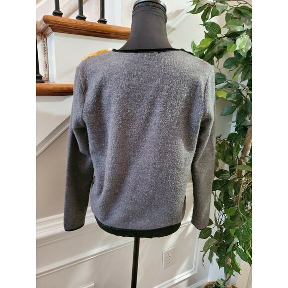 Trisha Tyler Crew Neck Cardigans Sweater - Picture 7 of 11